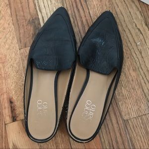 Franco Sarto black mules